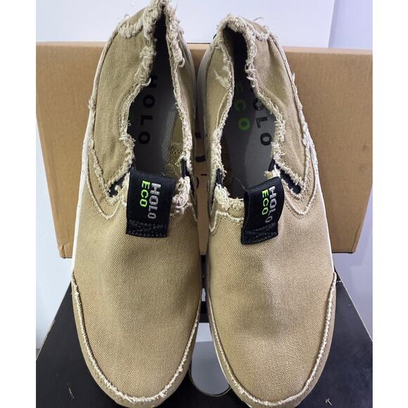 New Holo Mens Footwear Athena Canvas Slip on Loafers Size 9.5 - Picture 2 of 9